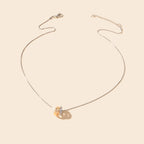 Textured Jewelry Silver Chain Beautiful Ring Charm Anniversary Wedding Necklace