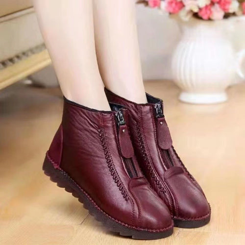 Casual Plus Velvet Padded Snow Boots for Moms