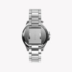 Timex Men's Silver Stainless Steel Watch, Black Dial | Tw2u41800