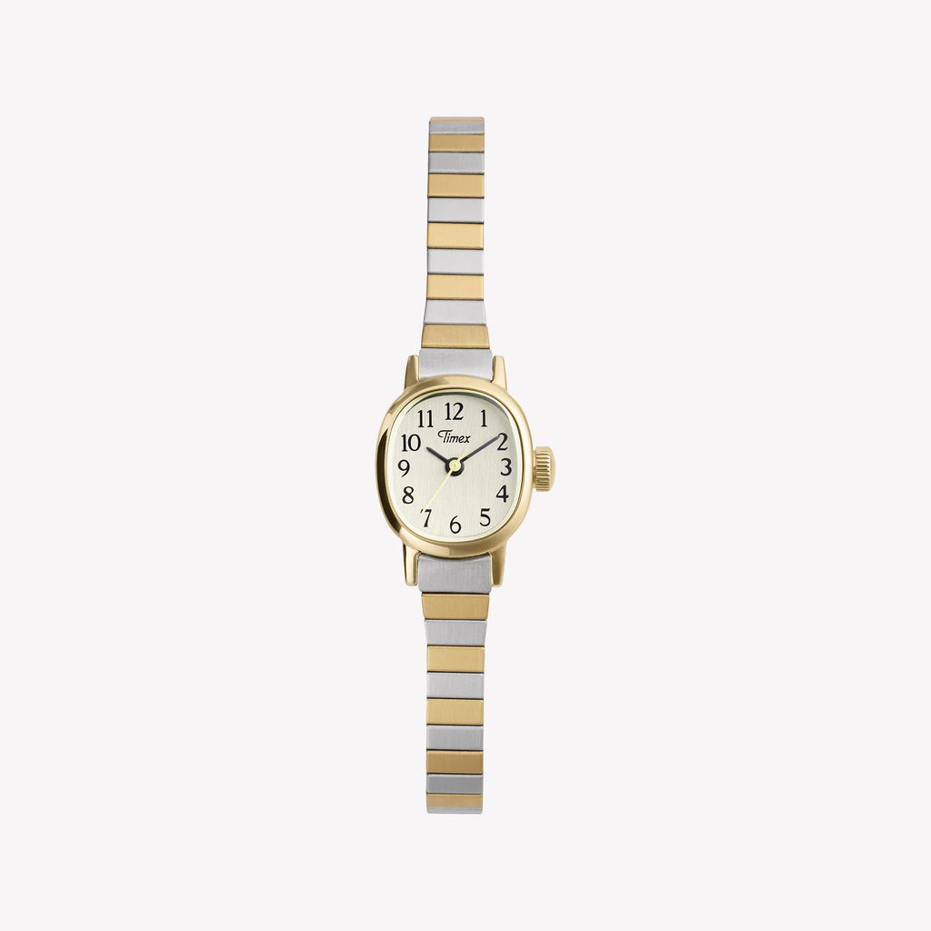 TIMEX Women's Two-Tone Stainless Steel, Gold-Tone | TW2Y66900