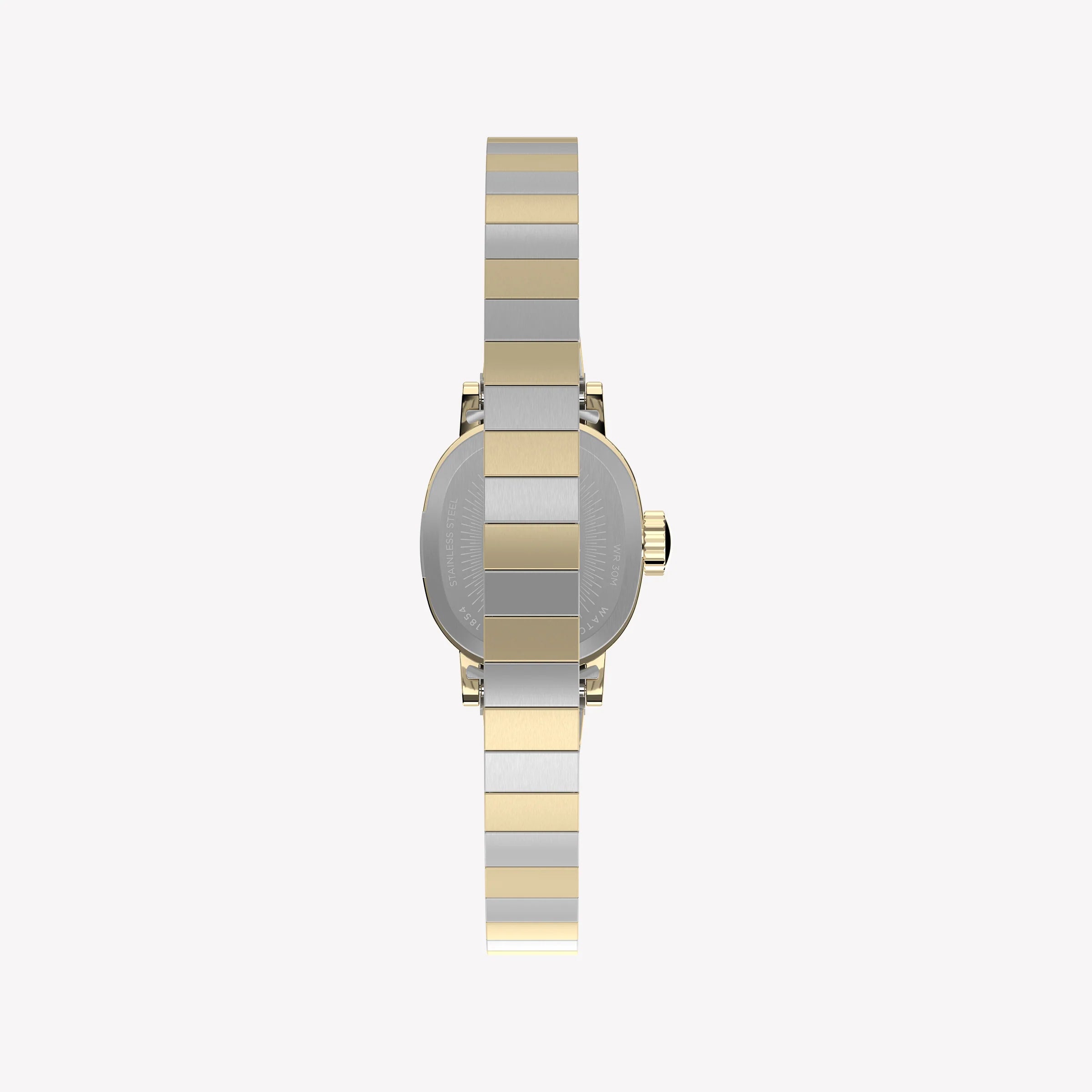 TIMEX Women's Two-Tone Stainless Steel, Gold-Tone | TW2Y66900