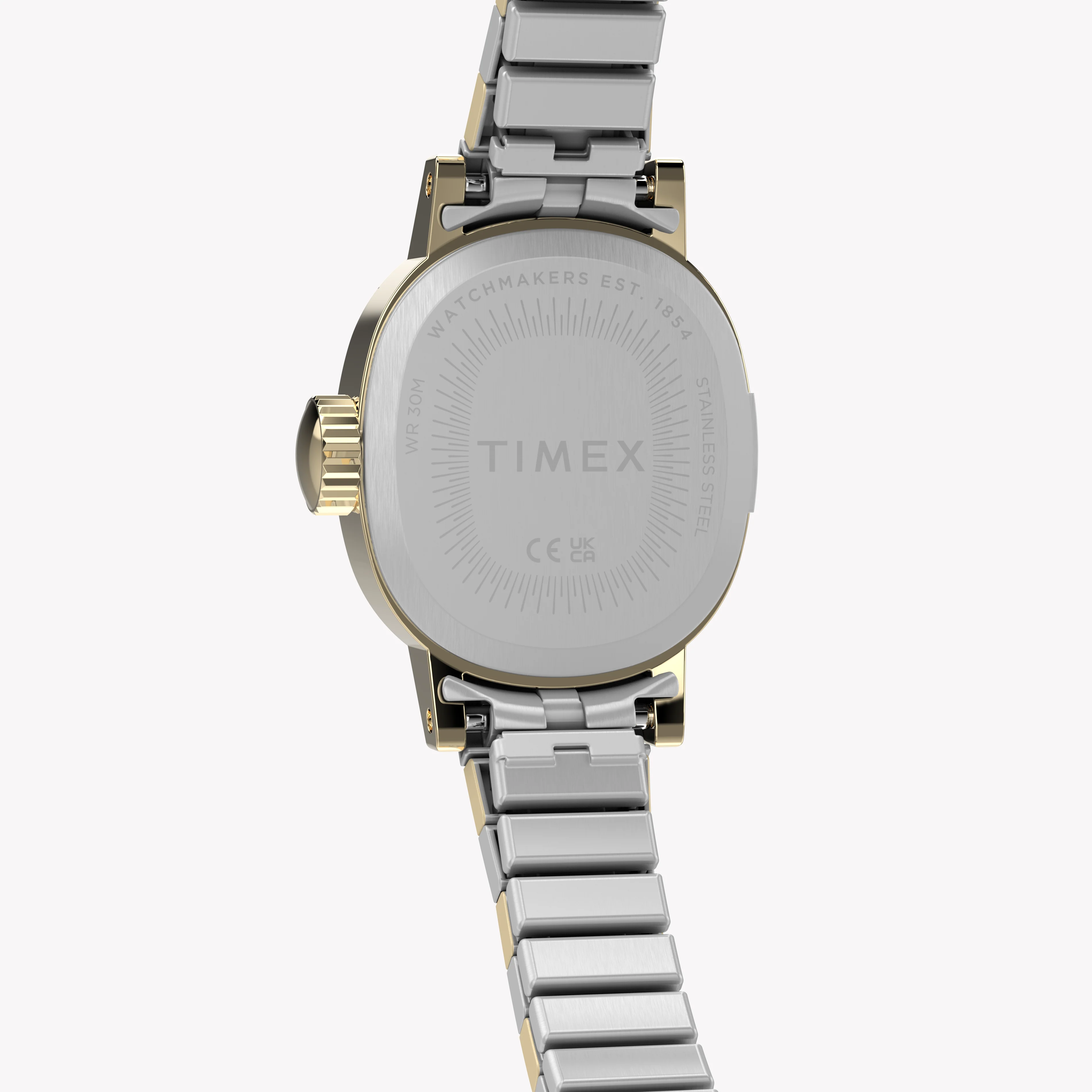 TIMEX Women's Two-Tone Stainless Steel, Gold-Tone | TW2Y66900