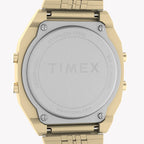 Timex Unisex Gold Tone Stainless Steel Watch, Black Lens | Tw2v74300
