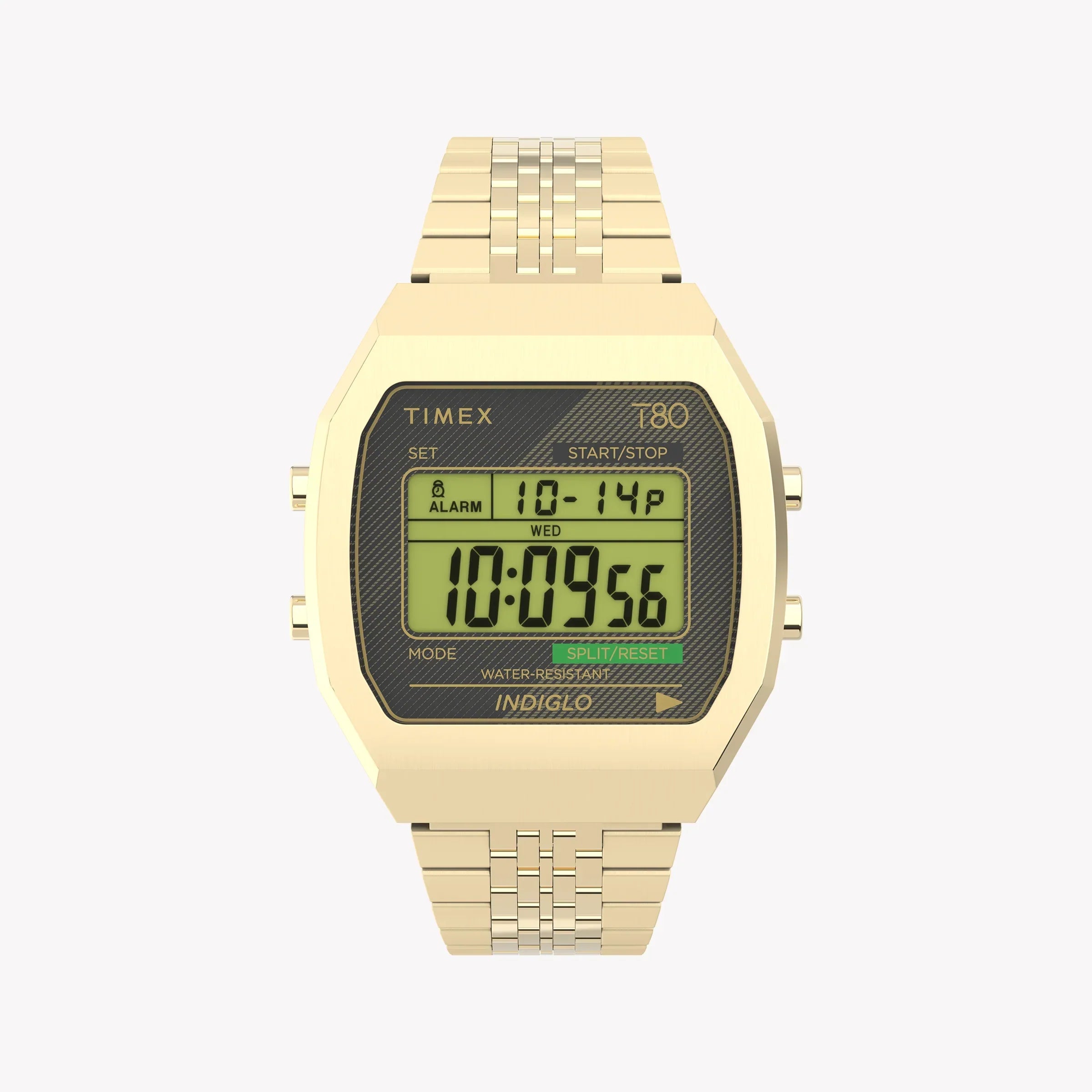 Timex Unisex Gold Tone Stainless Steel Watch, Black Lens | Tw2v74300