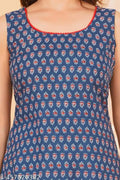 Elegant Printed Cotton Dress