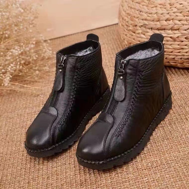 Casual Plus Velvet Padded Snow Boots for Moms