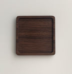 Unpainted Japanese Walnut Insulated Wooden Coaster